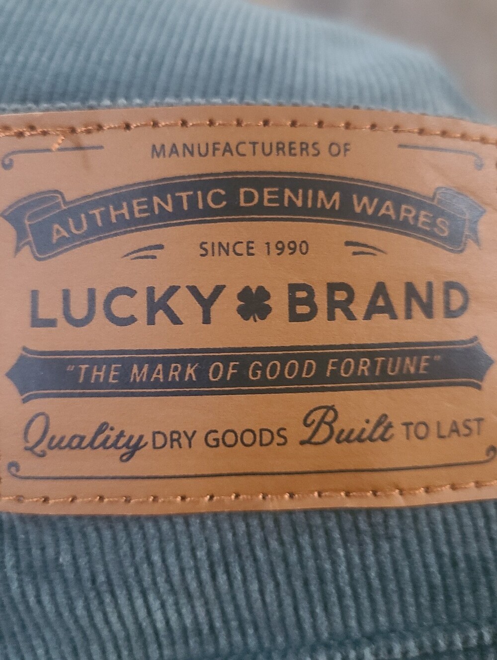 Lucky Brand Olive Gray Cordoroy Bootcut Pants Woman's Size 4 - Picture 7 of 8